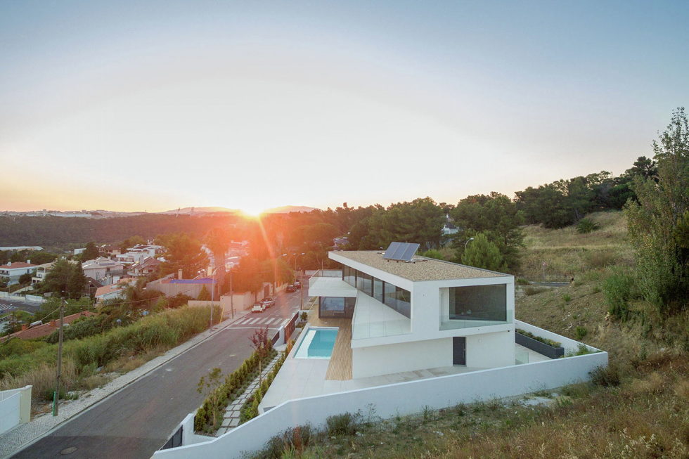 JC House Villa At The Suburb Of Lisbon, Portugal, Upon The Project Of JPS Atelier 13