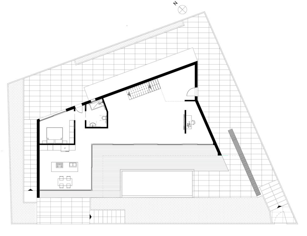 JC House Villa At The Suburb Of Lisbon, Portugal, Upon The Project Of JPS Atelier – Plan 3