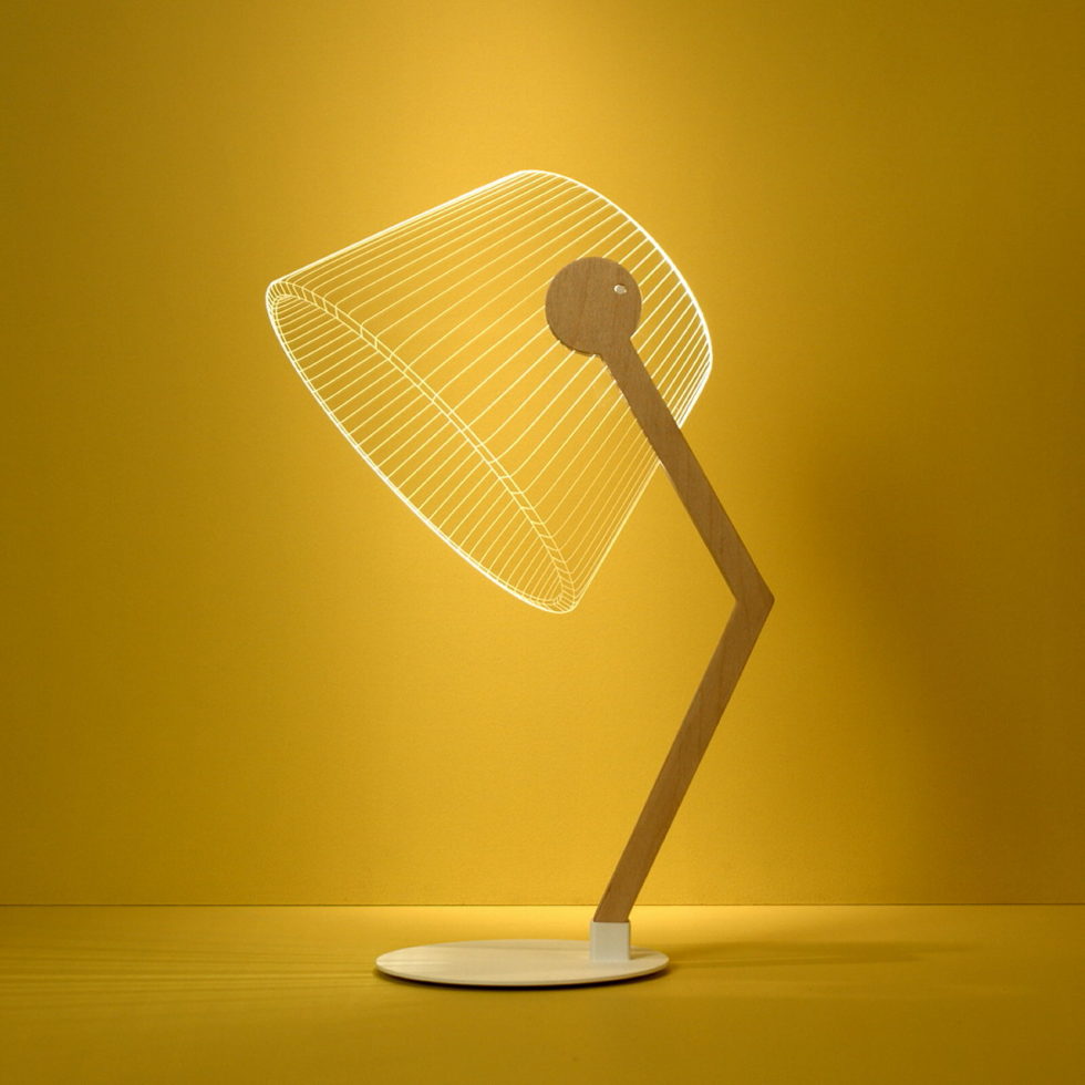 The new version of the Bulbing lamp with 3D-effect by Nir Chehanowski ZIGGI 1