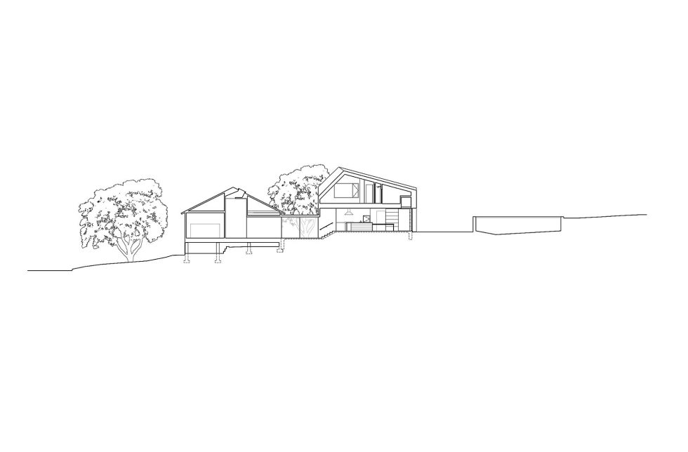 Hillside Residence In Texas Upon The Project Of Alterstudio Architecture Studio - Plan 2