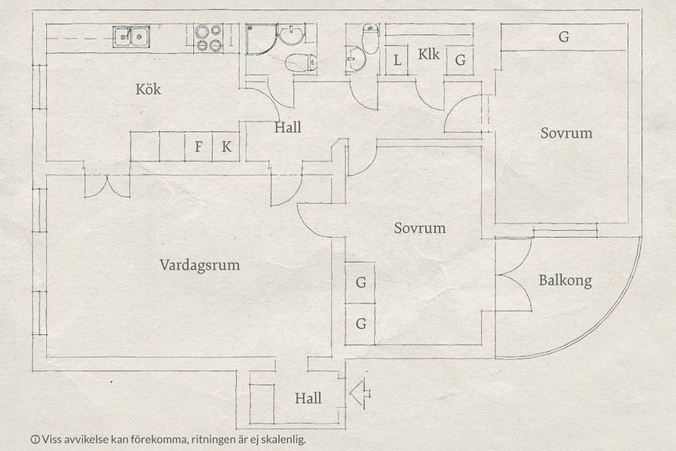 Scandinavian Interior Style A Spacious Flat In Goteborg Plan 1