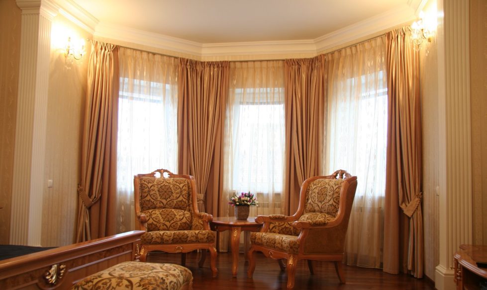 Living Room Curtains - classical style