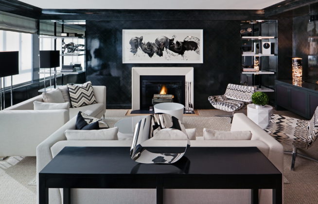 Dark shades for your living room interior