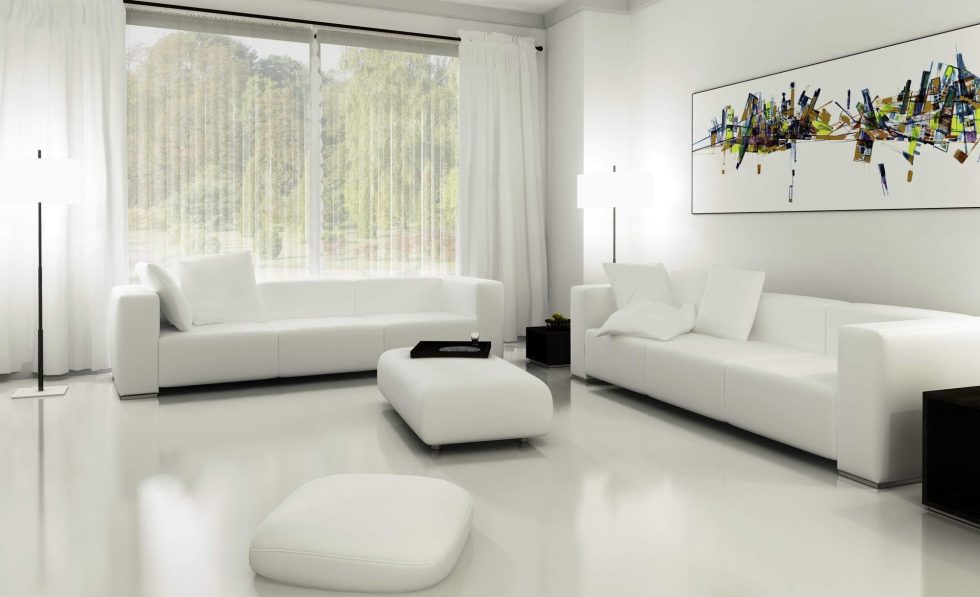 Thick White Curtains For Living Room