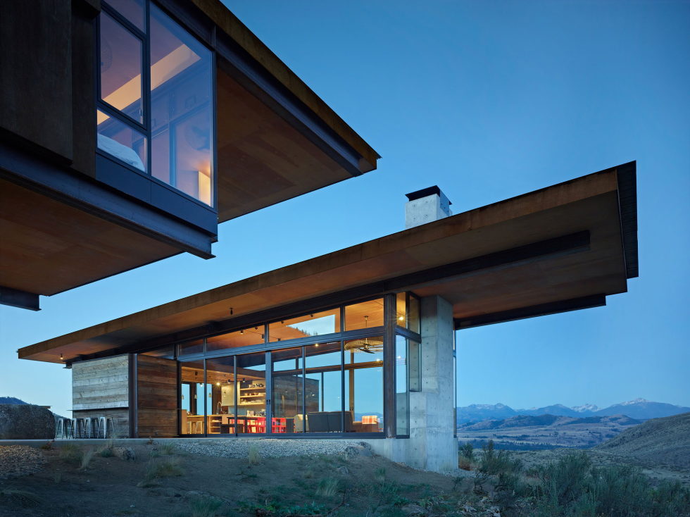 The Country House In The Picturesque Valley The Project Of Olson Kundig Studio 16