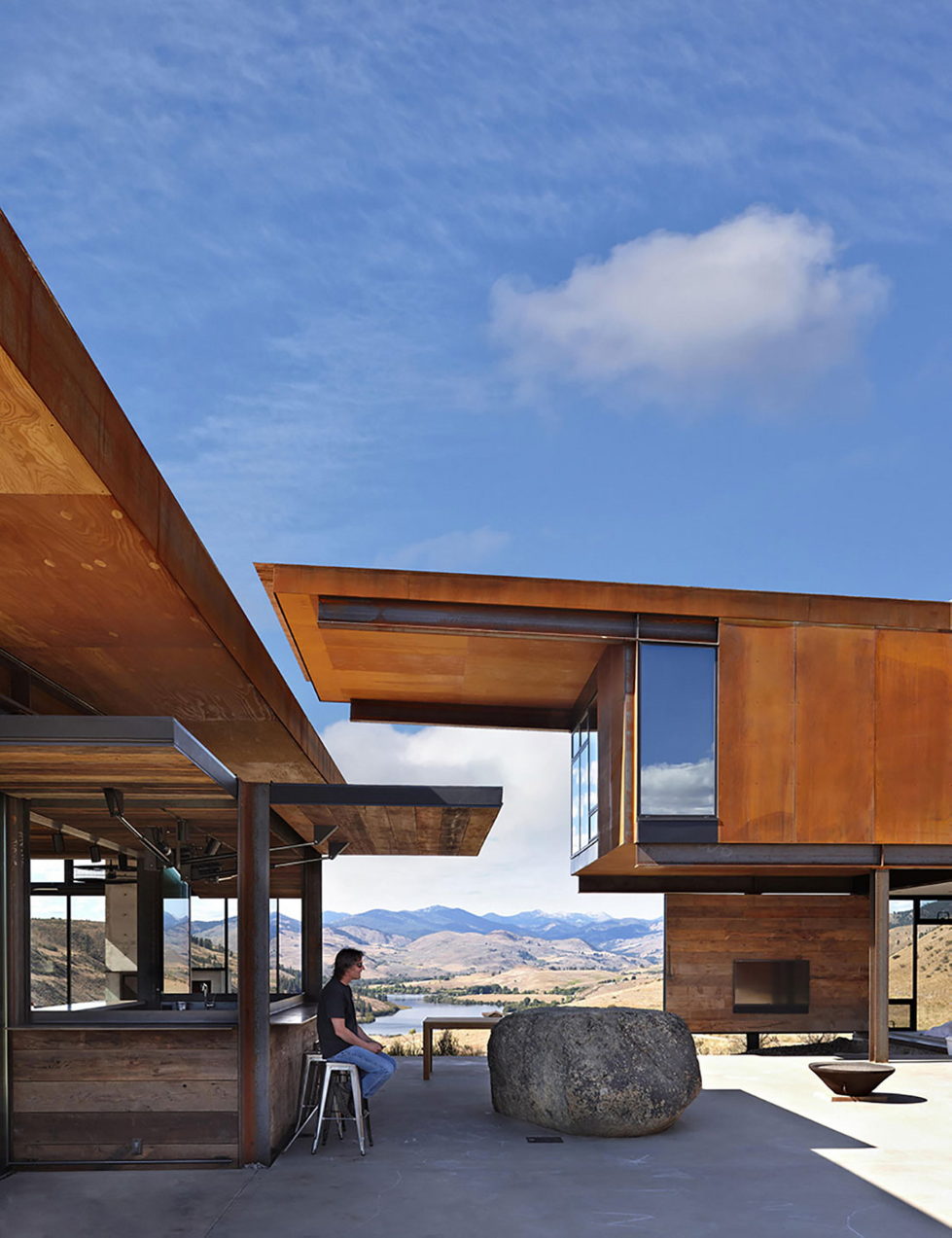 The Country House In The Picturesque Valley The Project Of Olson Kundig Studio 8