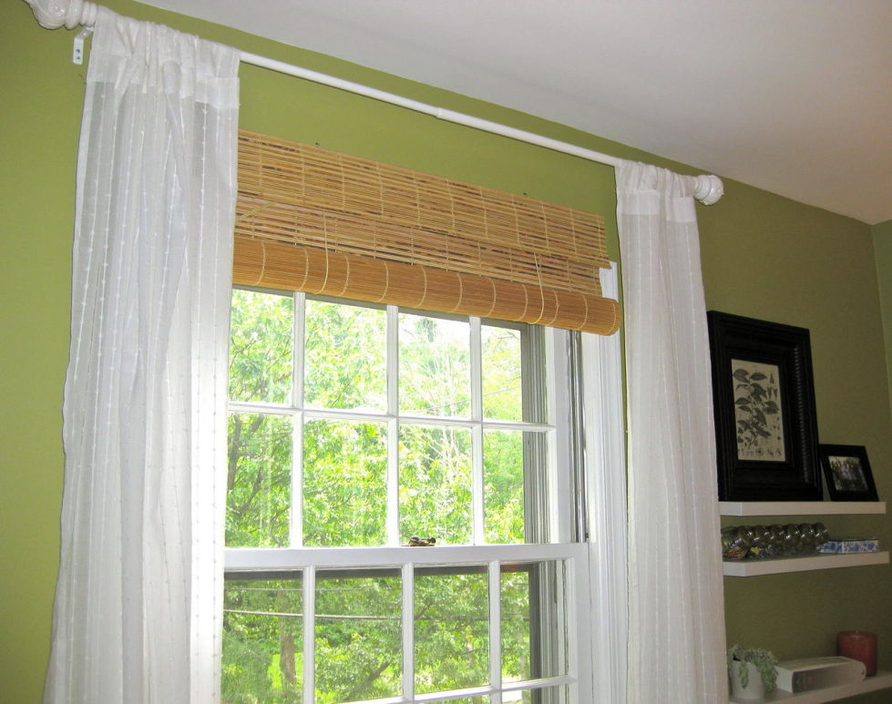 living room curtains – bamboo blinds 4