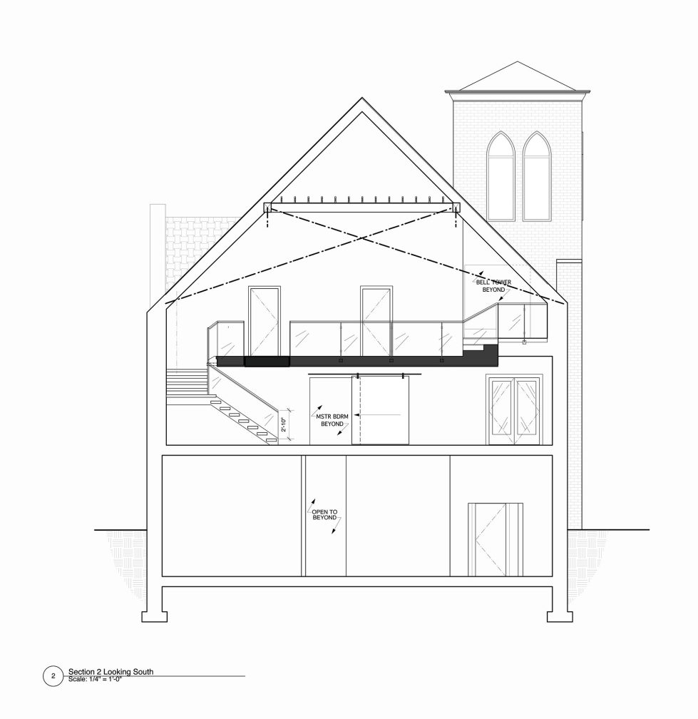 Conversion Of The Former Church Into The House In Chicago 32