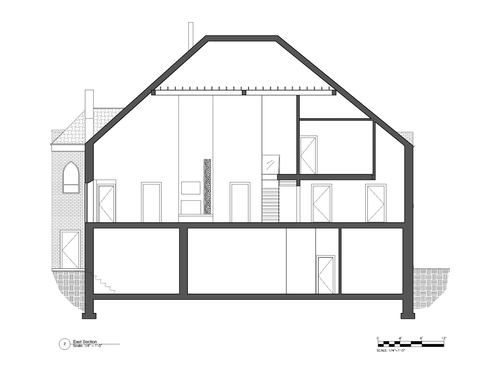 Conversion Of The Former Church Into The House In Chicago