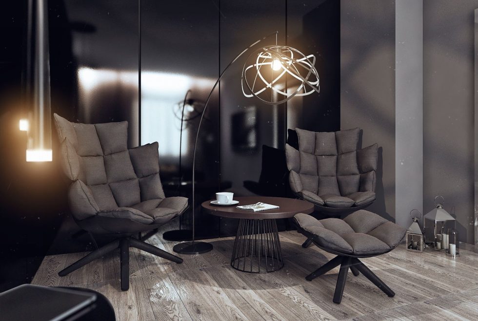 Dark living room lighting ideas