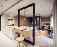 Designing project of the stylish apartments in Lodz 11