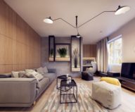 Designing project of the stylish apartments in Lodz 3