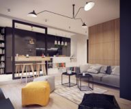 Designing project of the stylish apartments in Lodz 6