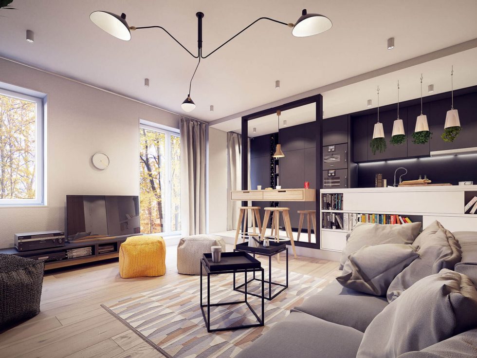 Designing project of the stylish apartments in Lodz 8