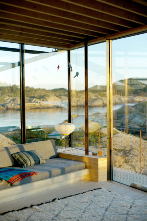 Cabin Lille Arøya: The Summer Family House On The Rocky Norwegian Island