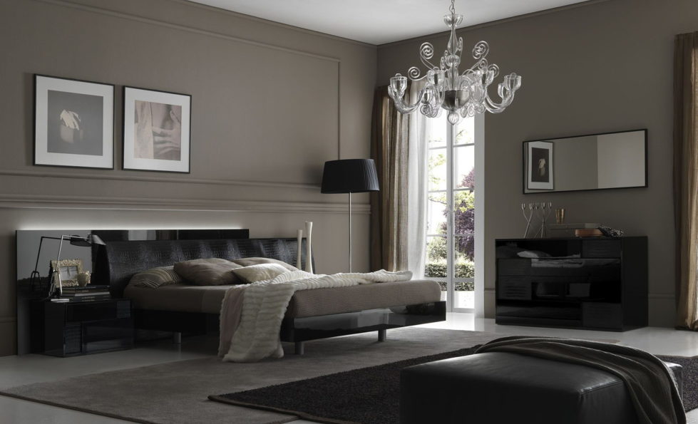Shades of grey – bedroom interior