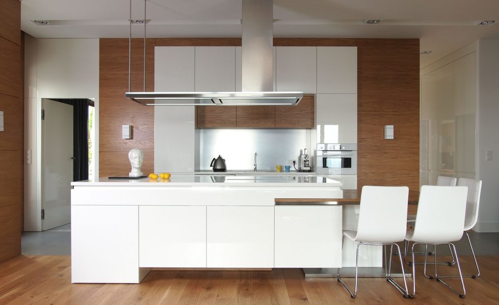 The Beige Kitchen in The Modern Style