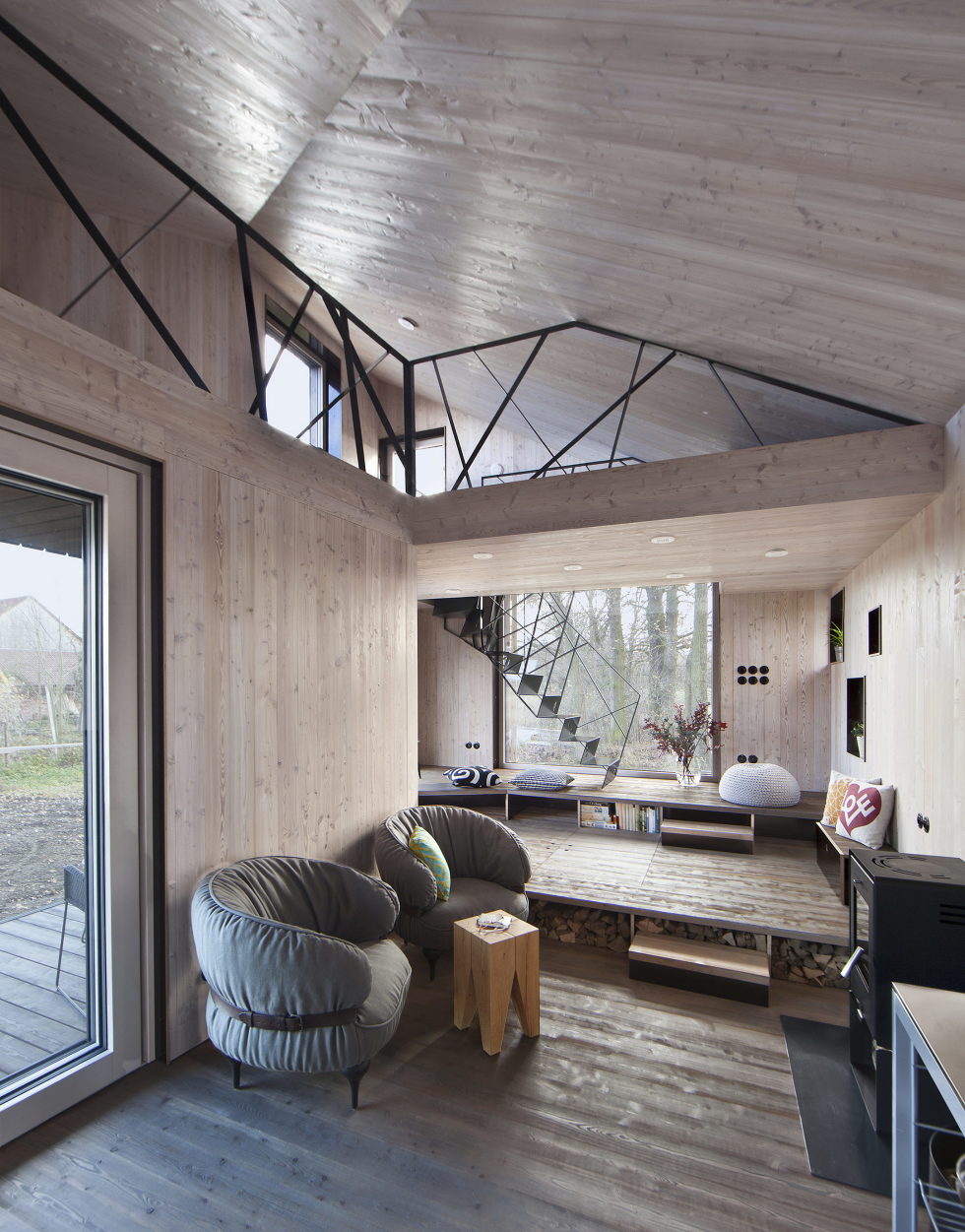 Zilvar The Modern House In Czech Village From ASGK Design Studio 9