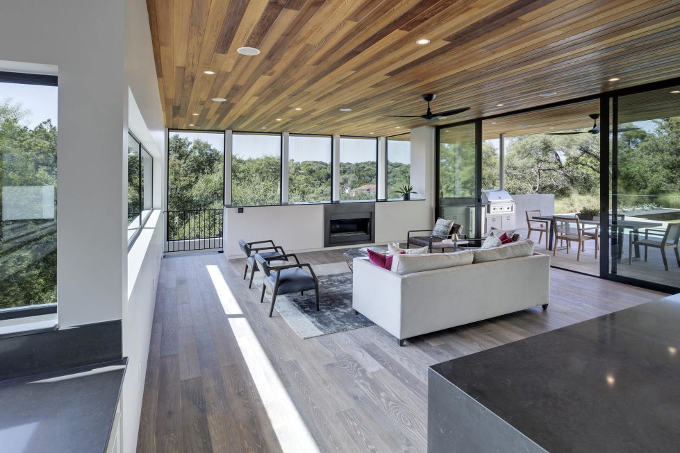 Bracketed Space The Family Residence In Texas 16