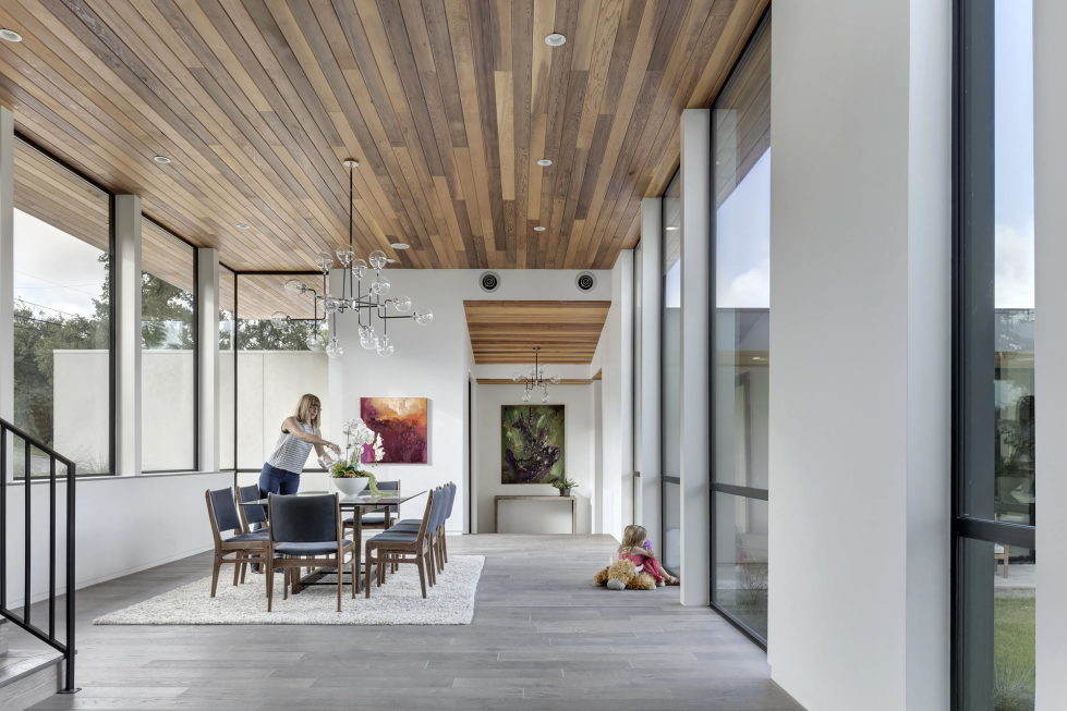 Bracketed Space The Family Residence In Texas 21