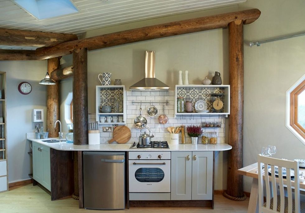 kitchen design in country style